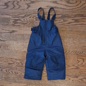 Cat & Jack - Dark Blue Kids Snow Bib Overalls - 18 Months